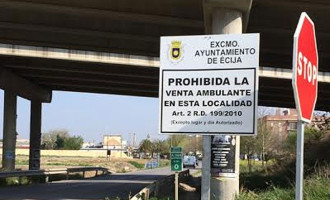 Se intensifica la labor por parte de Seguridad Ciudadana de Écija, en contra de la venta ambulante