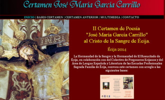 II Certamen de Poesía al Cristo de la Sangre, “José María García Carrillo”, en Écija