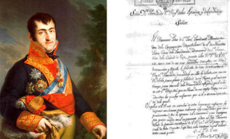 DONATIVO DEL REY FERNANDO VII AL HOSPITAL SAN SEBASTIAN DE ECIJA. (Madrid, 18 de Mayo-7 de Junio de 1828) por Ramón Freire Gálvez