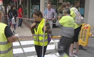 Movilidad y Medio ambiente actúan en diversas zonas de Écija gracias al programa +34 de la Diputación.