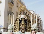 La Virgen de la Victoria de Las Cigarreras de Sevilla estrena un manto del bordador Jesús Rosado de Écija