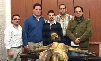 Comienza la restauración del Cristo de la Vera-Cruz de Écija