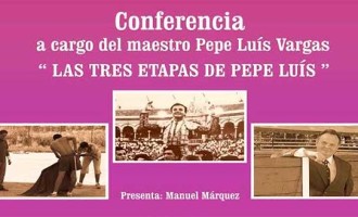 Conferencia Taurina en Écija a cargo de Pepe Luis Vargas