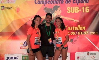 Dos medallas para atletas de Écija en el Campeonato de España Sub16 celebrado en Castellón