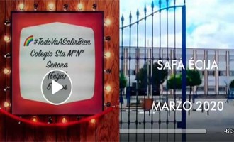 Videos realizados desde los hogares por los Colegios: Santa María Nuestra Señora y Escuelas Profesionales SA.FA. de Écija