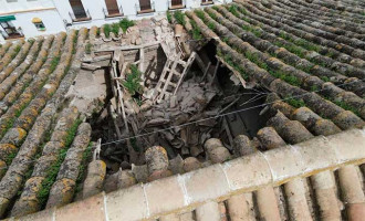 Se derrumba parte de la Cubierta del Convento de la Merced de Écija