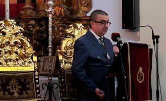 FRANCISCO ROBLES EMOCIONA CON SU PREGÓN DE LA ESPERANZA EN LA IGLESIA DE LA VICTORIA DE ÉCIJA