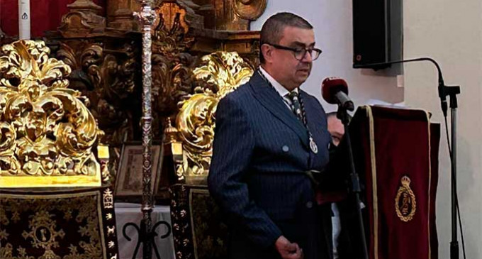 FRANCISCO ROBLES EMOCIONA CON SU PREGÓN DE LA ESPERANZA EN LA IGLESIA DE LA VICTORIA DE ÉCIJA